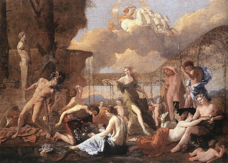 Nicolas Poussin The Empire of Flora oil painting image